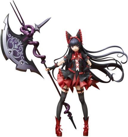 QuesQ Rory Mercury 1:7 Scale PVC Figure from Gate Jieitai Kanochi nite, Kaku Tatakaeri, Detailed Anime Collectible Statue, Premium Painted Figure for Fans & Collectors